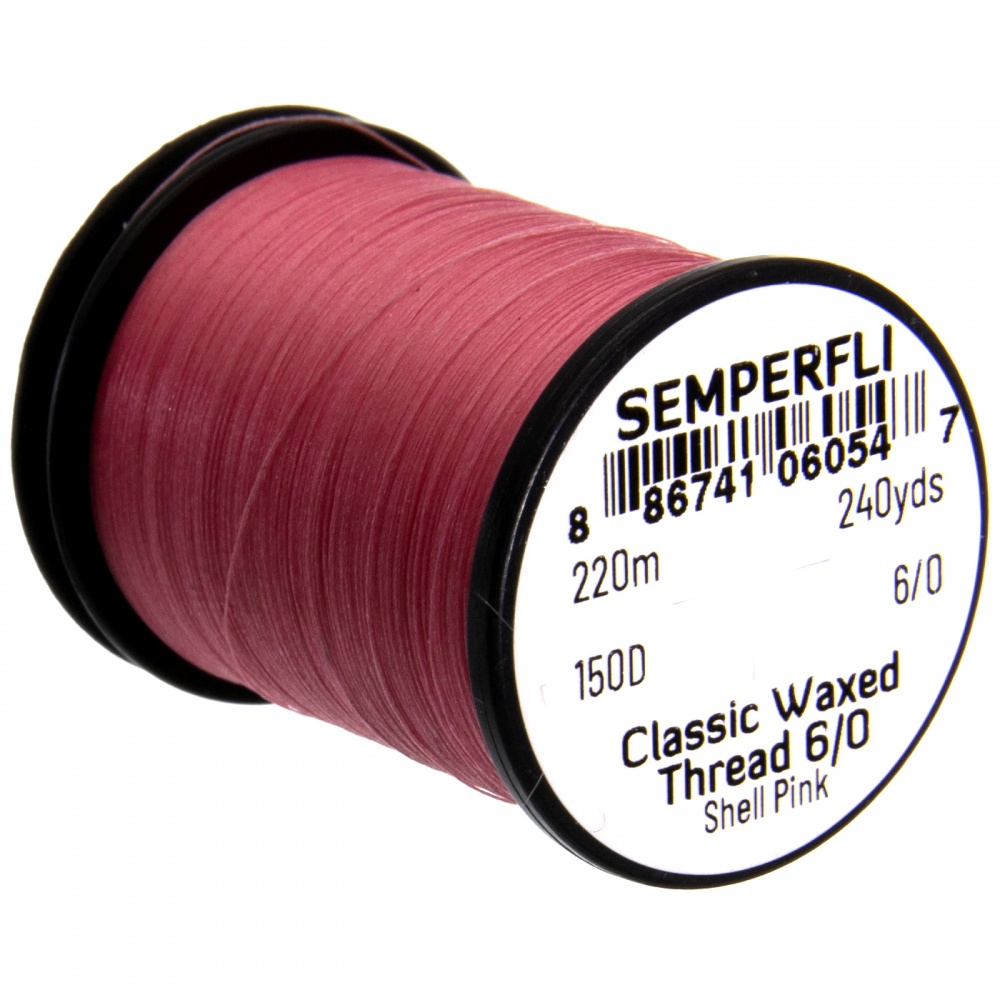 Classic Waxed Thread 6/0 Shell Pink