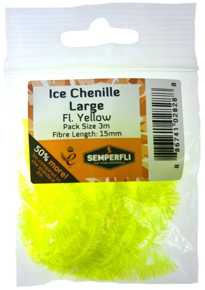 Ice Chenille Fluoro Yellow Large