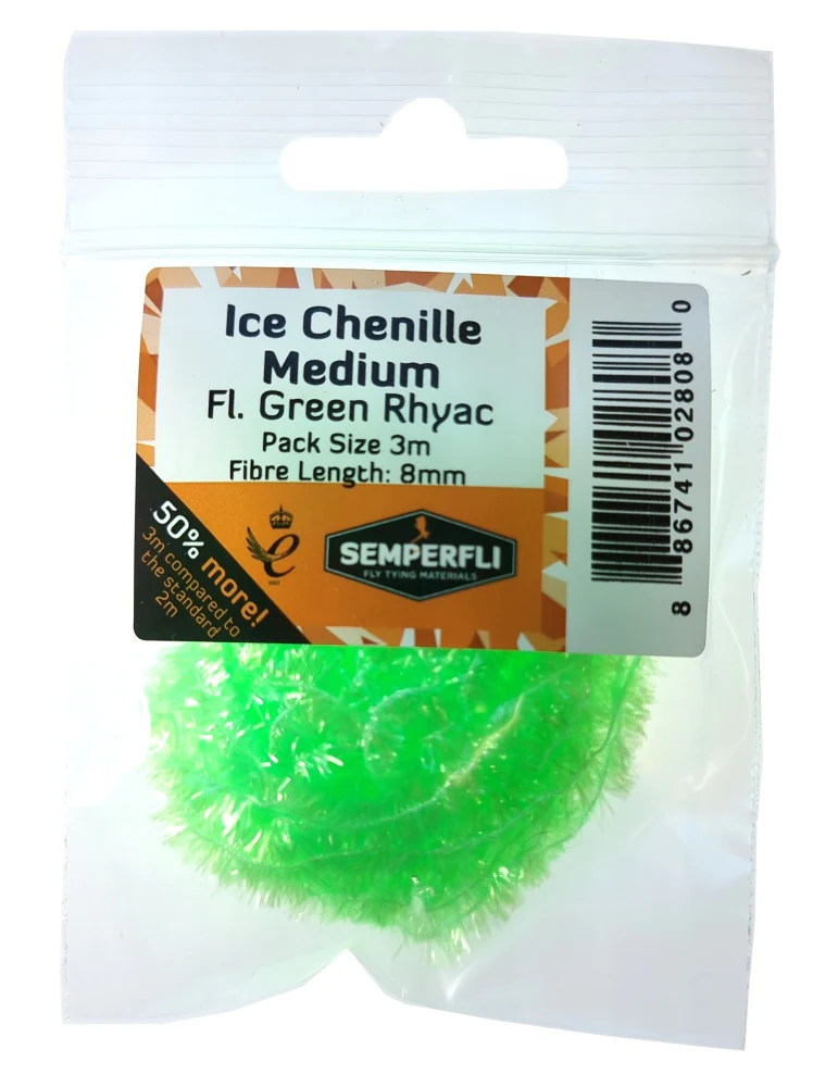 Ice Chenille Fluoro Green Rhyac Medium 