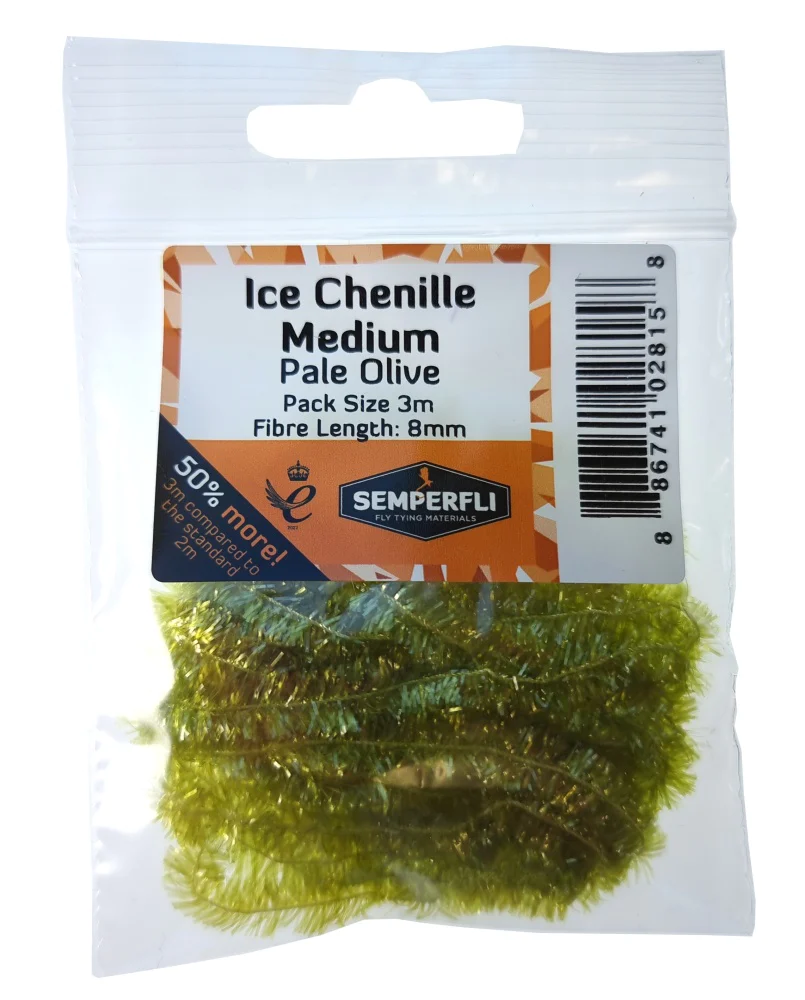 Ice Chenille Pale Olive Medium