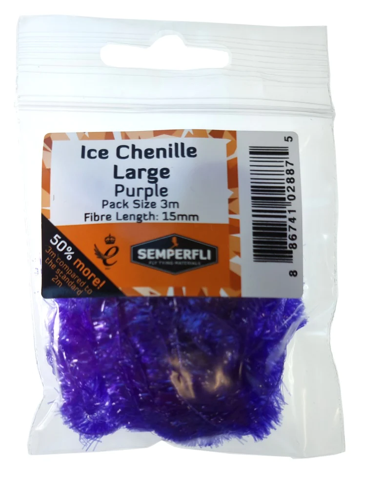 Ice Chenille Purple Large