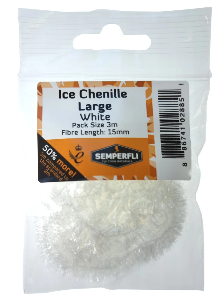 Ice Chenille White Large