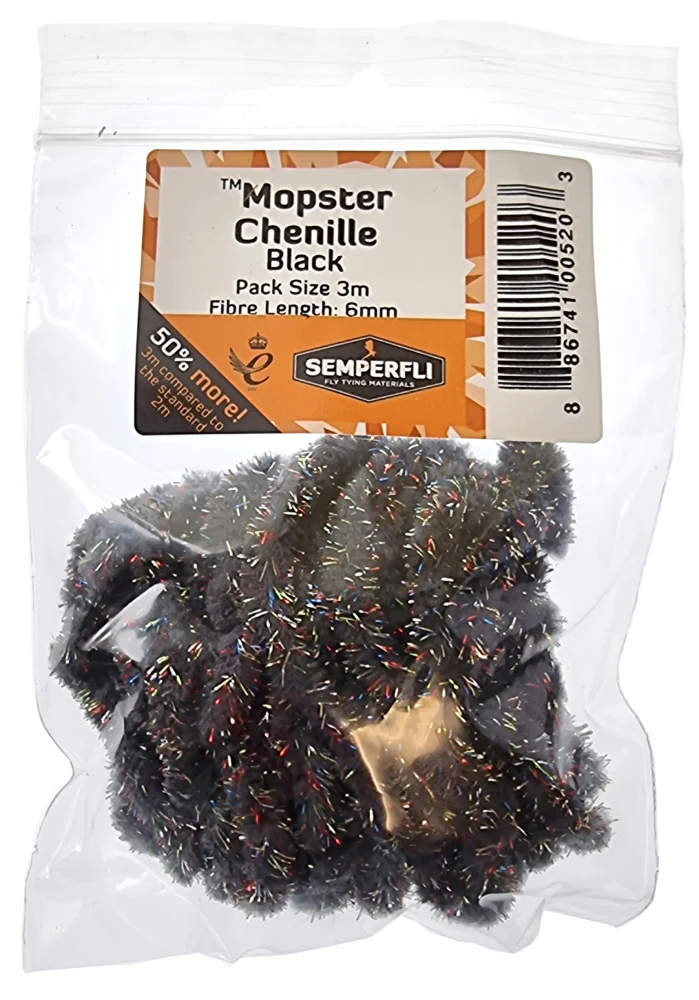 Mopster Mop Chenille Black
