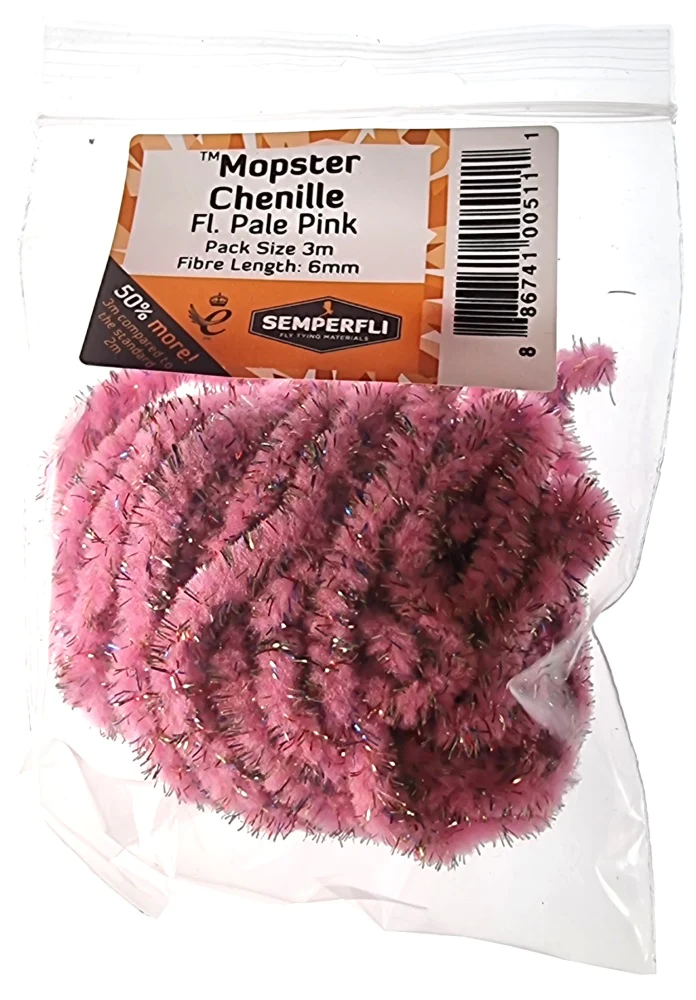Mopster Mop Chenille Fluoro Pale Pink