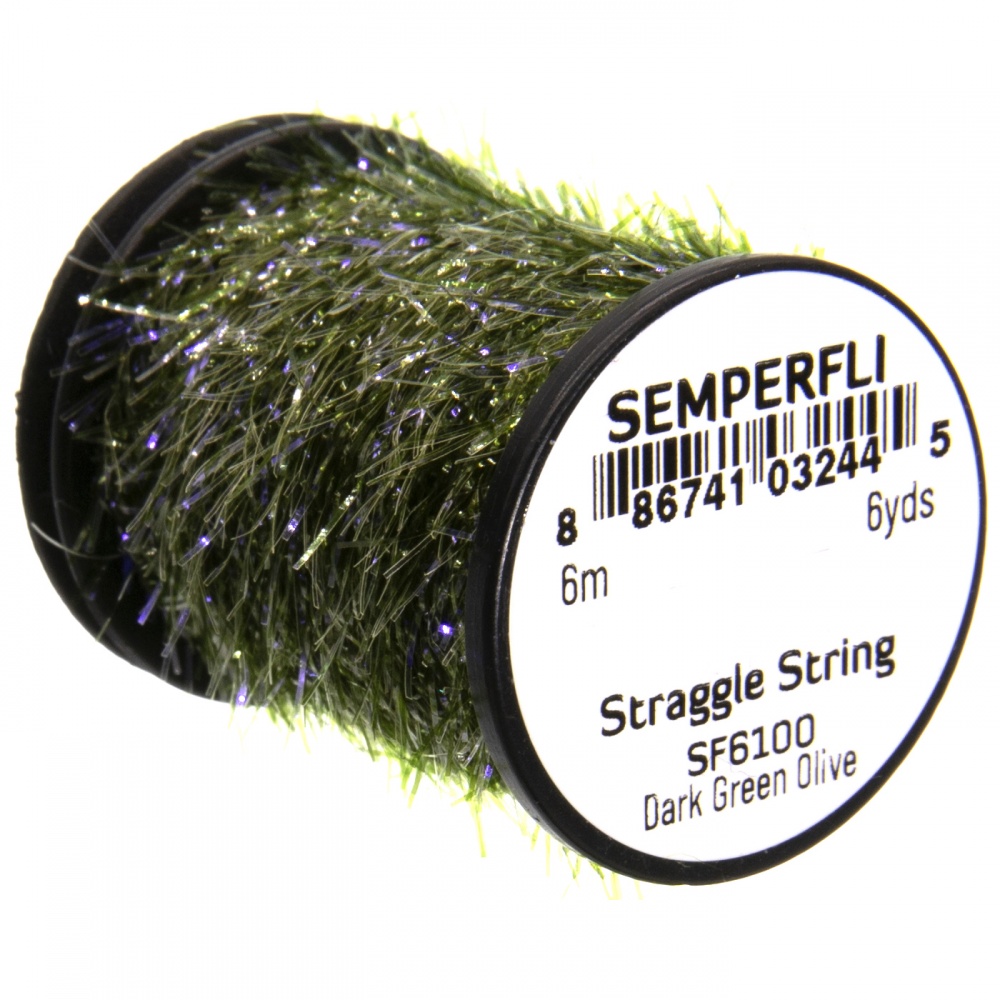 Straggle String Dark Green Olive