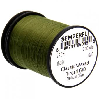 Classic Waxed Thread 6/0 Medium Olive 