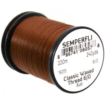 Classic Waxed Thread 6/0 Rust 
