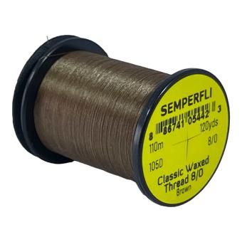 Classic Waxed Thread 8/0 Brown