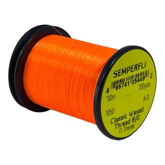 Classic Waxed Thread 8/0 Fl. Orange