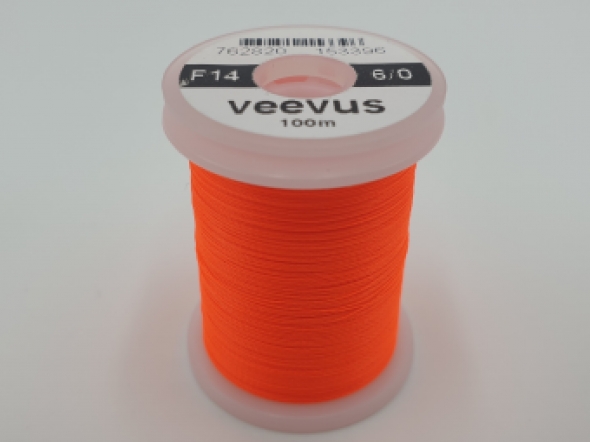 Veevus 6/0 Fluo Orange F14