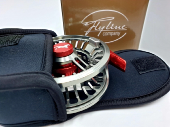 FLC Stallion 7/8 Reel Gunsmoke Metallic Red