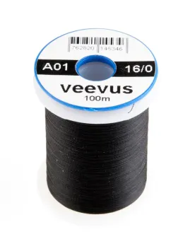 Veevus 16/0 Black A01