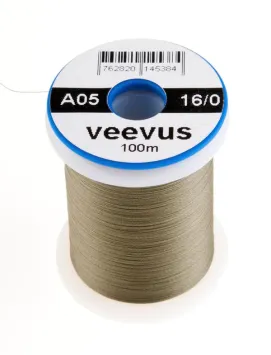 Veevus 16/0 Olive Dun A05