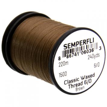 Classic Waxed Thread 6/0 Brown 