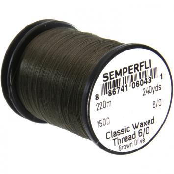 Classic Waxed Thread 6/0 Brown Olive