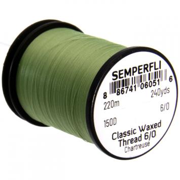 Classic Waxed Thread 6/0 Chartreuse 