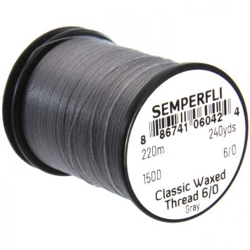 Classic Waxed Thread 6/0 Gray 