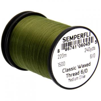 Classic Waxed Thread 6/0 Medium Olive 