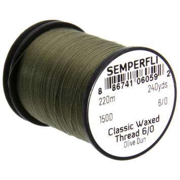 Classic Waxed Thread 6/0 Olive Dun 