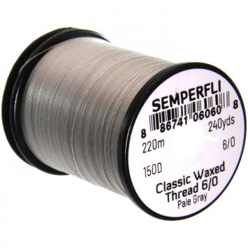 Classic Waxed Thread 6/0 Pale Gray 