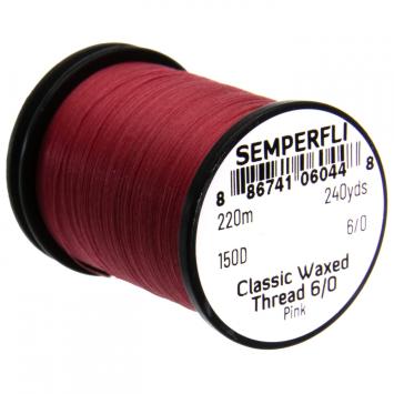 Classic Waxed Thread 6/0 Pink 