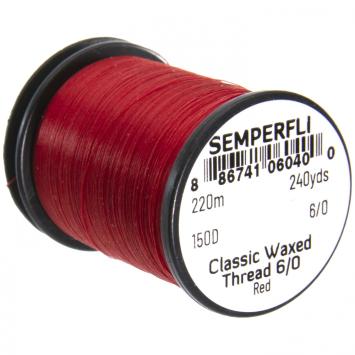Classic Waxed Thread 6/0 Red 