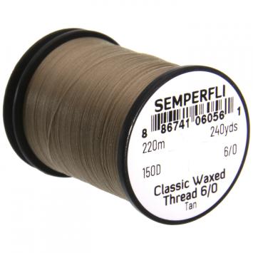 Classic Waxed Thread 6/0 Tan 