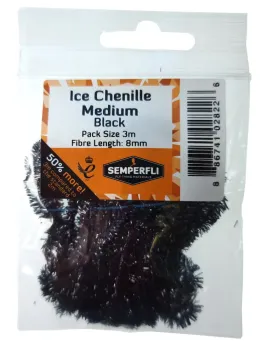 Ice Chenille Black Large
