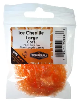Ice Chenille Coral Large 