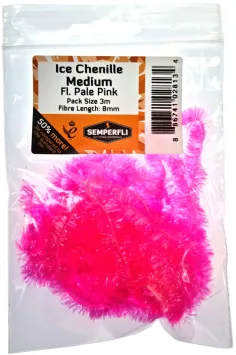 Ice Chenille Fluoro Pale Pink Medium