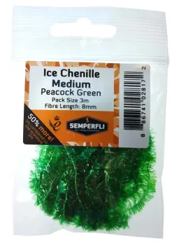 Ice Chenille Peacock Green Medium
