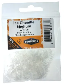 Ice Chenille White Medium
