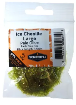 Ice Chenille Pale Olive Large