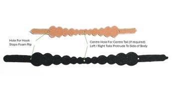 May fly Body Peach 25mm