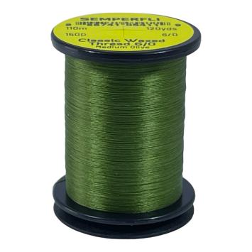 Classic Waxed Thread 6/0 Medium Olive 110 meter