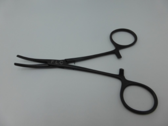 FLC Arterie Clamp Curved SO7 Matt Black