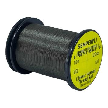 Classic Waxed Thread 8/0 Brown Olive