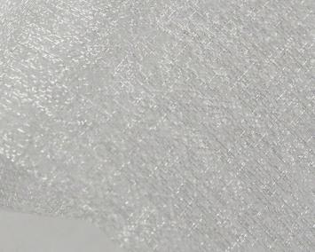 Hareline Sparkle Organza Weiß